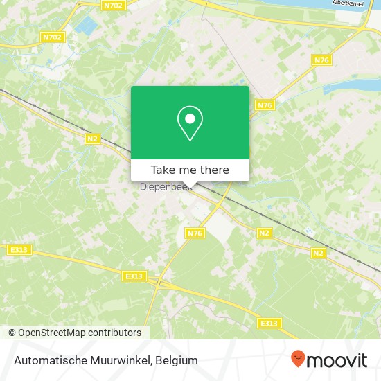 Automatische Muurwinkel map