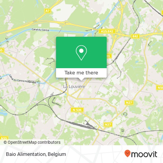 Baio Alimentation map