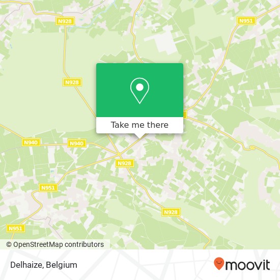 Delhaize map