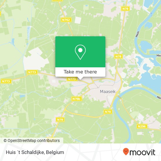 Huis ´t Schaldijke map