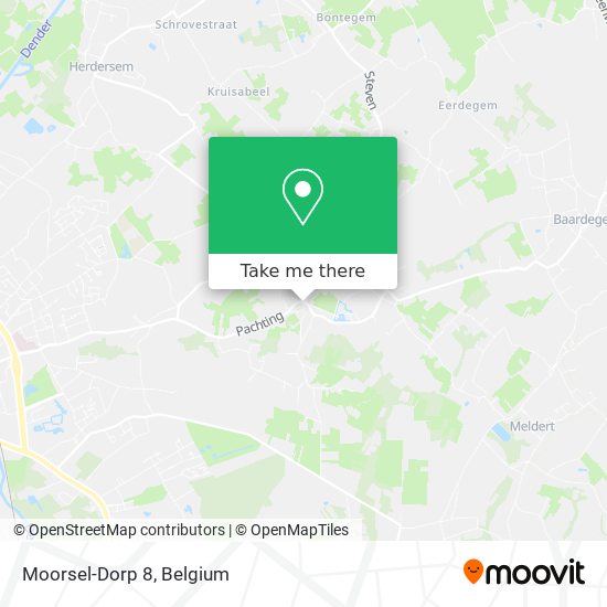 Moorsel-Dorp 8 map