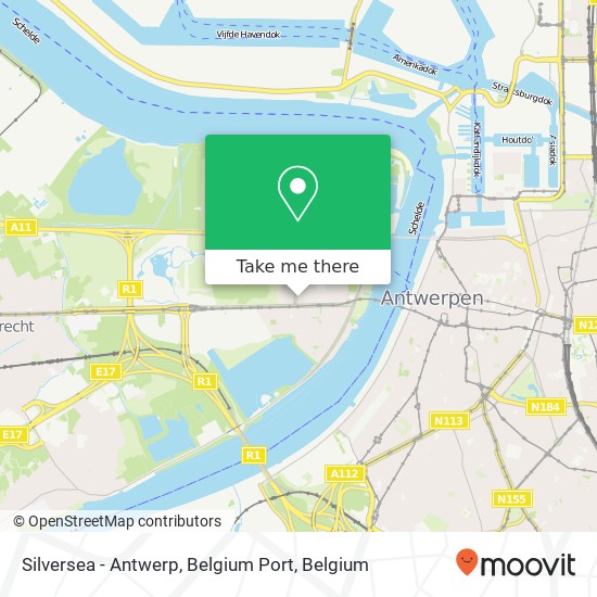 Silversea - Antwerp, Belgium Port map