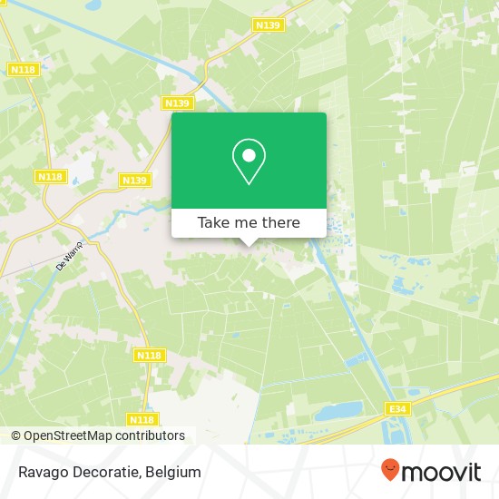 Ravago Decoratie map