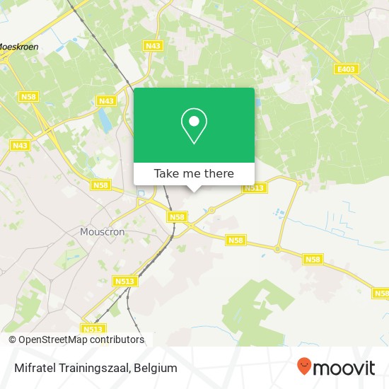 Mifratel Trainingszaal map