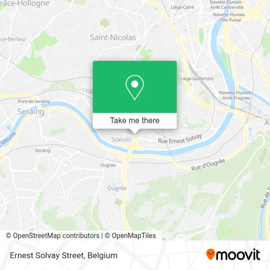 Ernest Solvay Street map