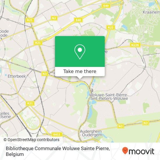 Bibliotheque Communale Woluwe Sainte Pierre map