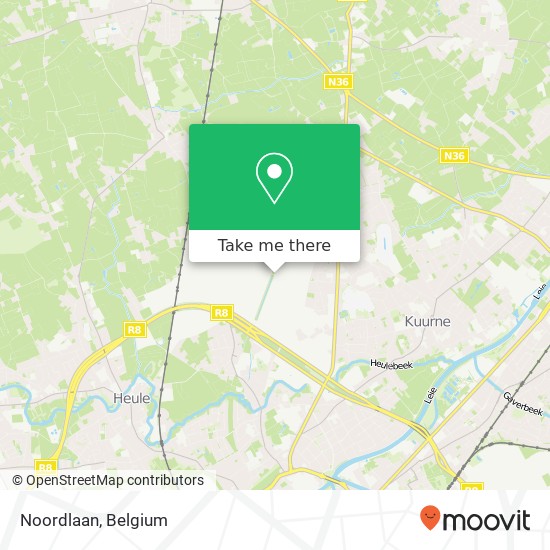 Noordlaan map
