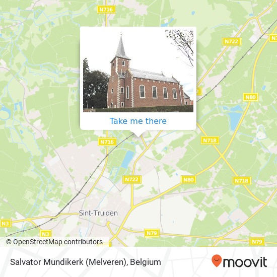 Salvator Mundikerk (Melveren) plan