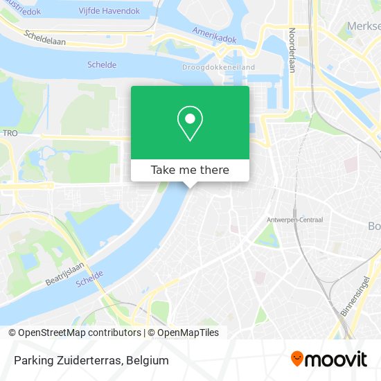 Parking Zuiderterras map