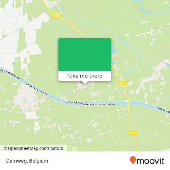 Damweg map