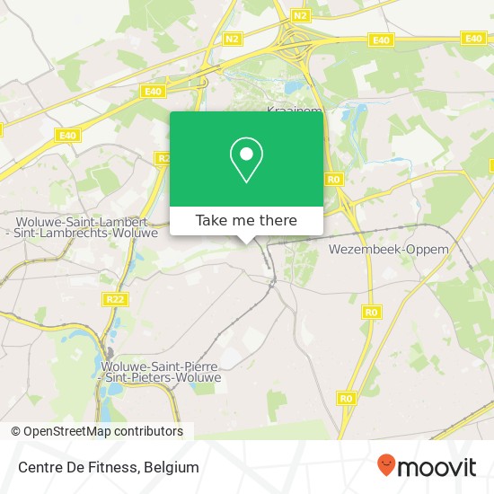 Centre De Fitness map