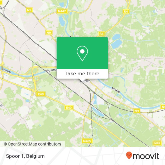 Spoor 1 map