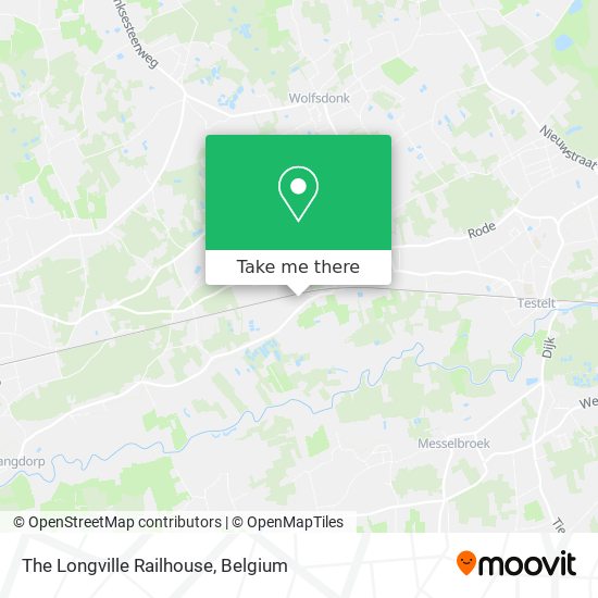 The Longville Railhouse map