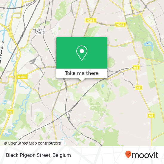 Black Pigeon Street map