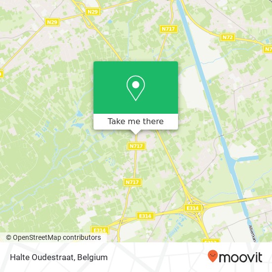Halte Oudestraat map