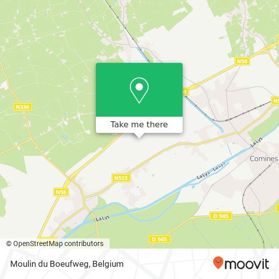 Moulin du Boeufweg map