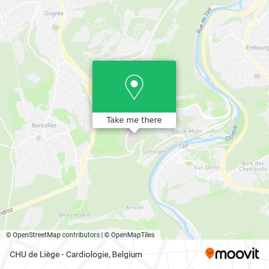 CHU de Liège - Cardiologie map