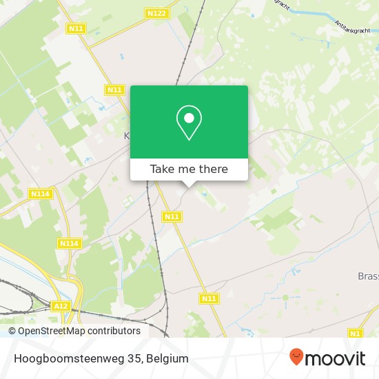 Hoogboomsteenweg 35 map