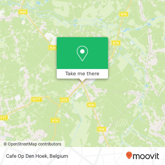 Cafe Op Den Hoek map