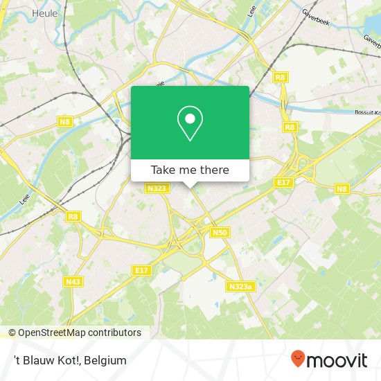 't Blauw Kot! map