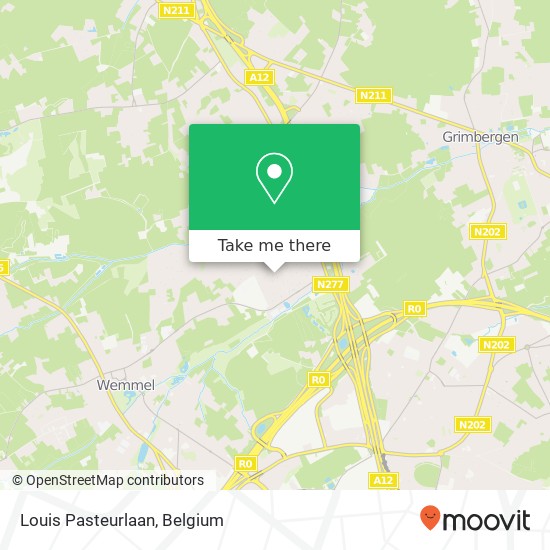 Louis Pasteurlaan map