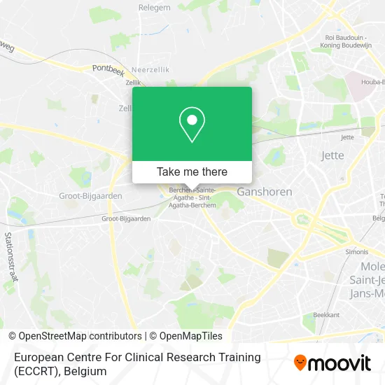 European Centre For Clinical Research Training (ECCRT) map