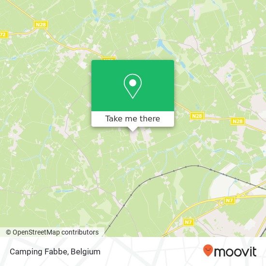 Camping Fabbe map