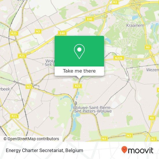 Energy Charter Secretariat map