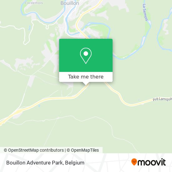 Bouillon Adventure Park plan