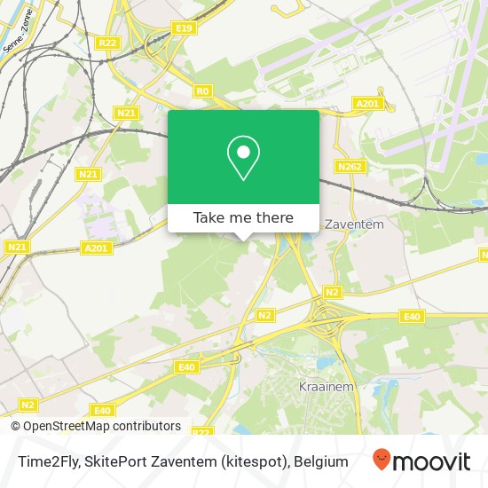 Time2Fly, SkitePort Zaventem (kitespot) plan