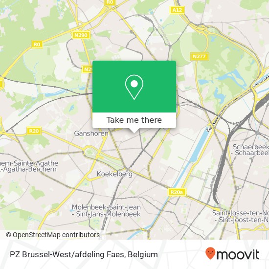 PZ Brussel-West/afdeling Faes map