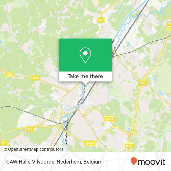 CAW Halle-Vilvoorde, Nederhem plan