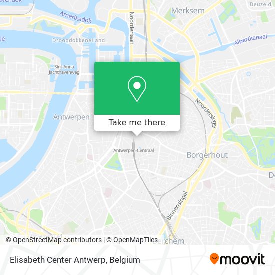 Elisabeth Center Antwerp map