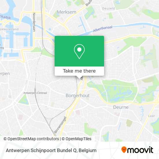 Antwerpen Schijnpoort Bundel Q map