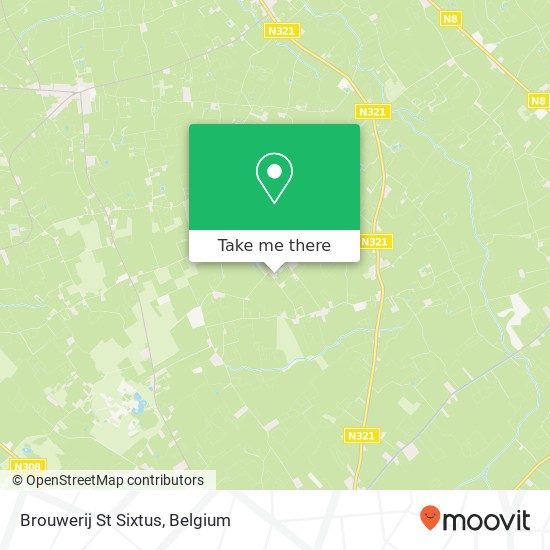 Brouwerij St Sixtus map