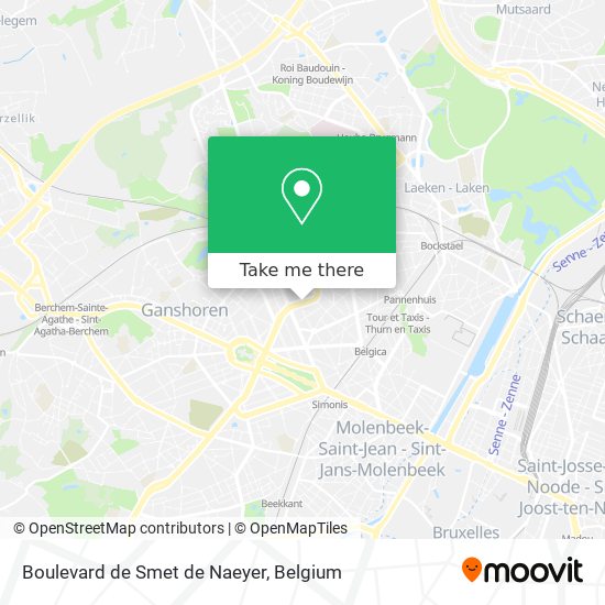 Boulevard de Smet de Naeyer map