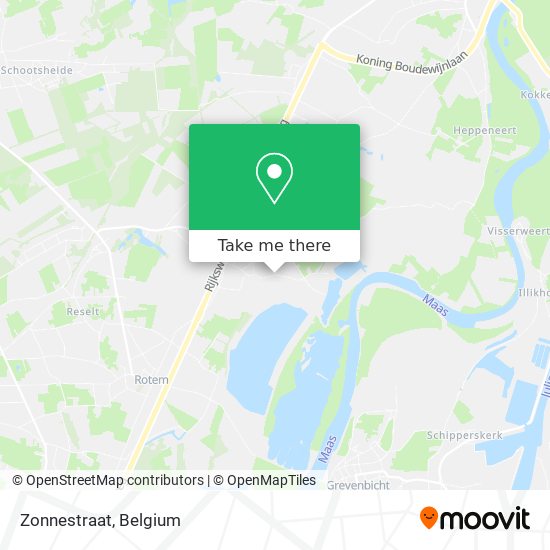 Zonnestraat map