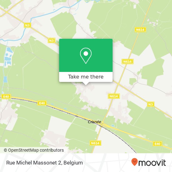 Rue Michel Massonet 2 map
