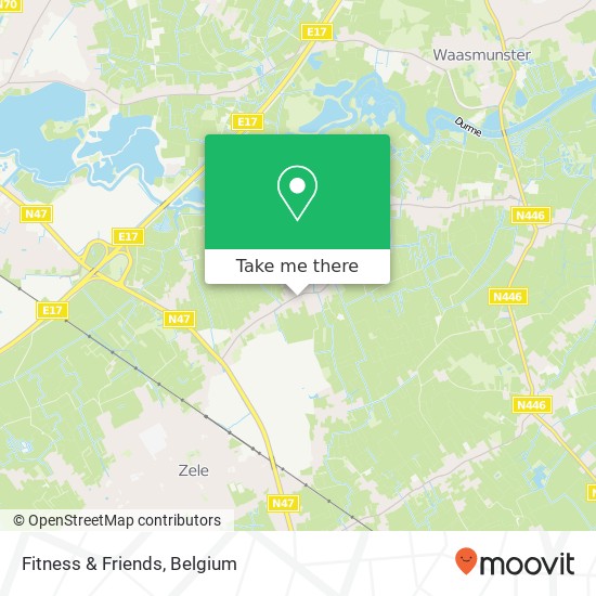 Fitness & Friends map