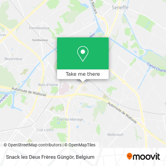 Snack les Deux Frères Güngör map