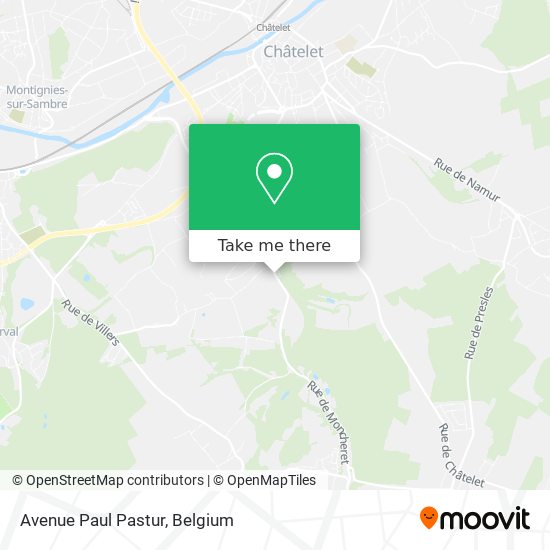 Avenue Paul Pastur plan
