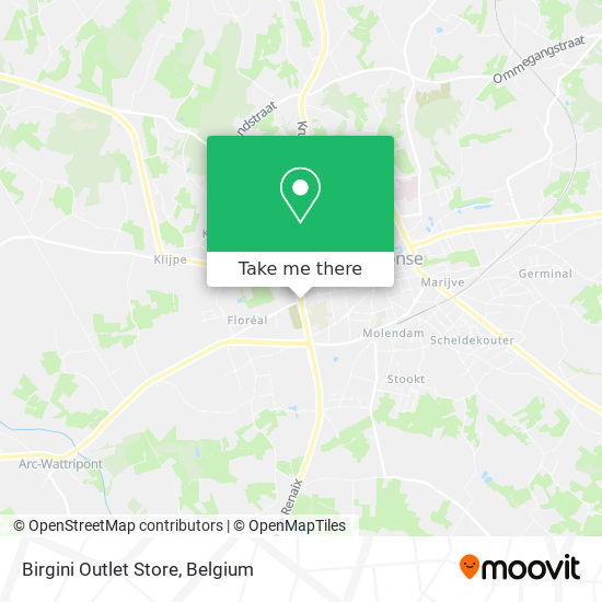 Birgini Outlet Store map