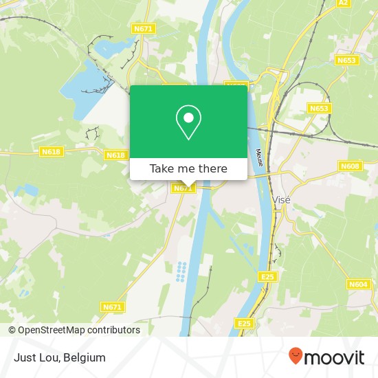 Just Lou, Square Roi Baudouin 28 4684 Oupeye map