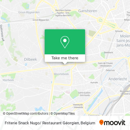 Friterie Snack Nugo/ Restaurant Géorgien map