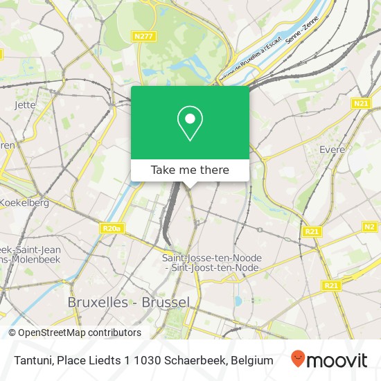 Tantuni, Place Liedts 1 1030 Schaerbeek map