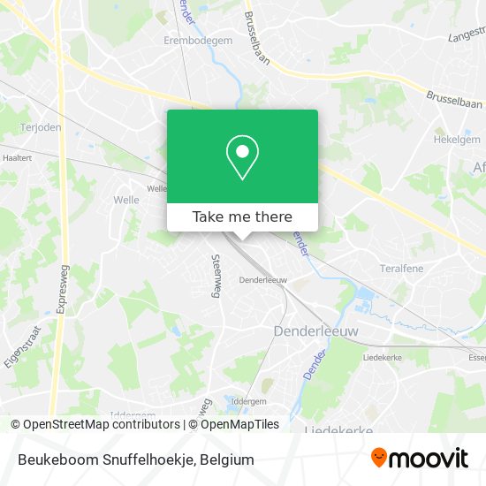 Beukeboom Snuffelhoekje plan