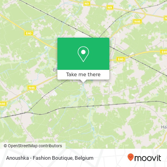 Anoushka - Fashion Boutique, Beekstraat 62 9420 Erpe-Mere map