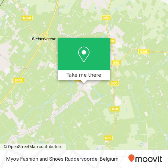 Myos Fashion and Shoes Ruddervoorde, Torhoutsestraat 25 8020 Oostkamp map