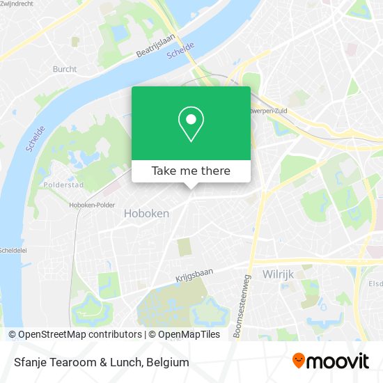 Sfanje Tearoom & Lunch map