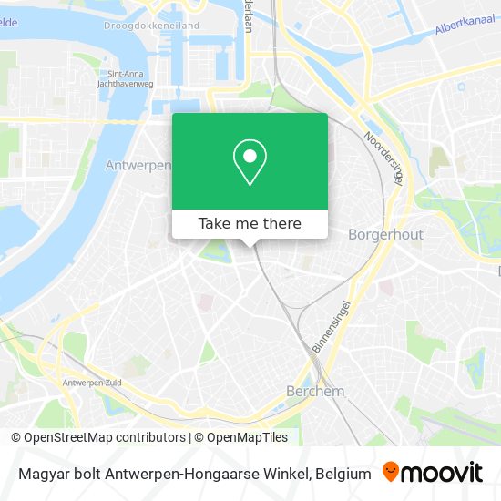 Magyar bolt Antwerpen-Hongaarse Winkel plan